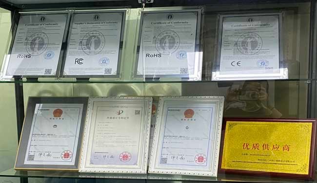 Camera Module Manufacturer Certificates